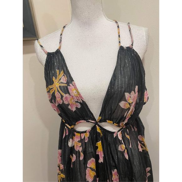 Anthropologie Cutout Maxi Dress Size L - Picture 7 of 12